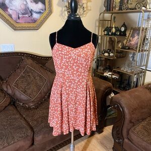 Active USA Rust Floral Dress